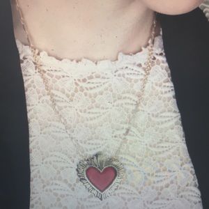 Sacred heart necklace
